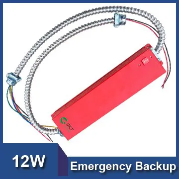 California OKT UL924 max to 12w led emergency battery kits for led
