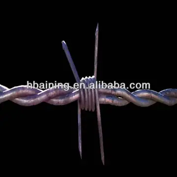 barbed wire roll price fence/10 14 16 Gauge Barbed Wire