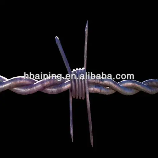 barbed wire roll price fence/10 14 16 Gauge Barbed Wire