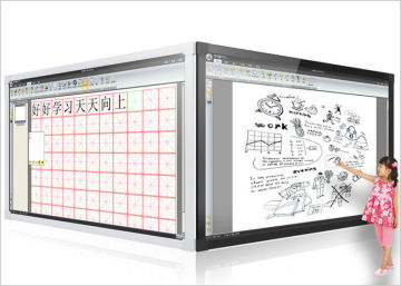 White Black Education Interactive Whiteboard 102" With All In One