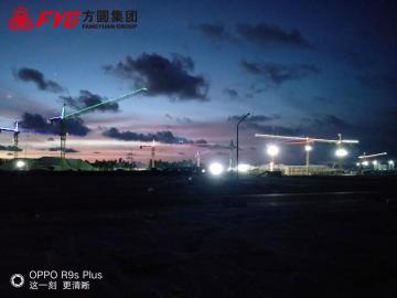 High efficiency flexible 8T Tower crane