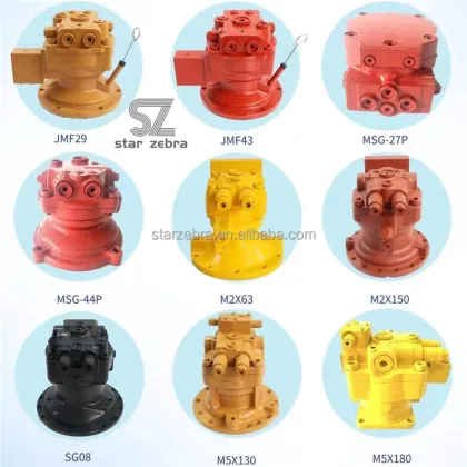 Kubota KX161 Excavator Rotary Motor Assembly and Pump Gear Box