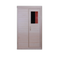 Sala de sauna infravermelha de uma pessoa distante
