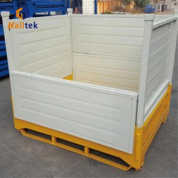 OEM industrial folding large metal Materail Bin