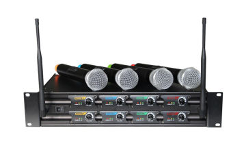 Professional Uhf Wireless Microphone 8 Channel For Karaoke / Concert
