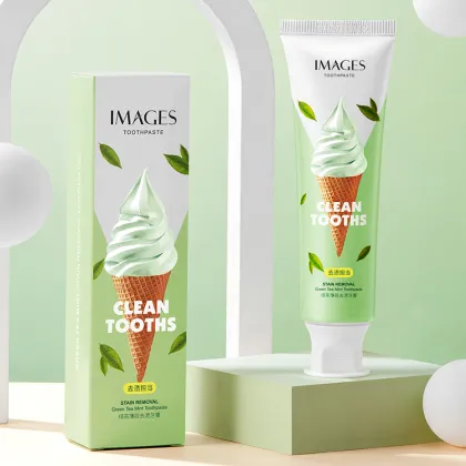 IMAGES Clean care fresh breath whitening toothpaste