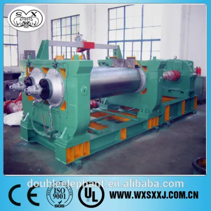 two-roll mixing mill - rubber open mixing for reclaimed rubber manufacturing