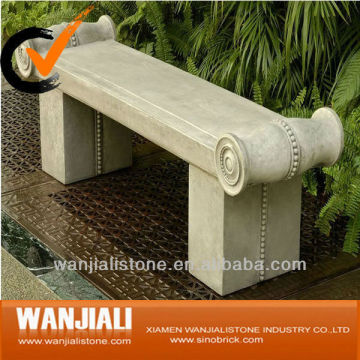 Yellow Limestone Bench for Garden