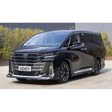 Modelista Small Car Body Kit for Vellfire 40 Series - Front Lip, Rear Diffuser, Single Pipes, Side Skirts