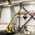 OUCO custom 0.5T5M small crane folding telescopic boom boat crane with CCS certification