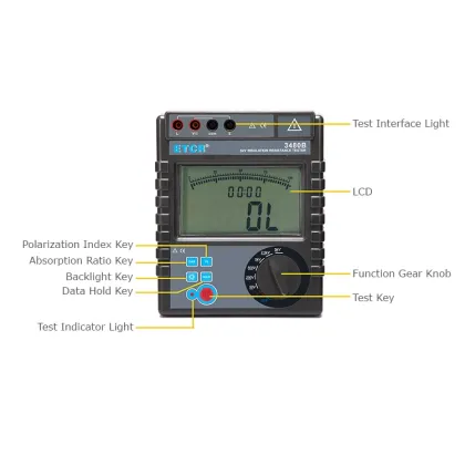 ETCR3480B Digital Megohmmeter Insulation Resistance Tester