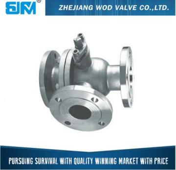 Hot sale Customised high quality Stainless Steel CF8 CF8M Flanged 3 Way Ball valve