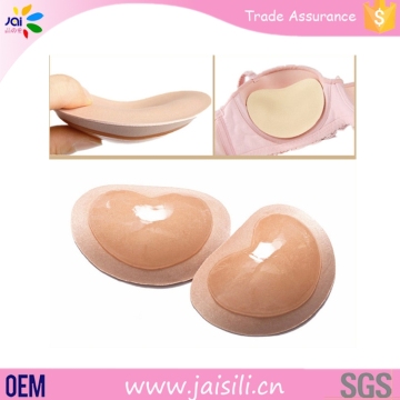 female fashion fabric and silicone invisible breast inserts