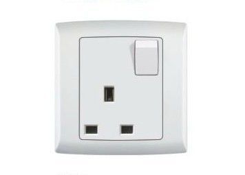 13a/15a/16a 250v British / Sounth African 3 Pin Type 1 Gang Electrical Wall Socket Switch