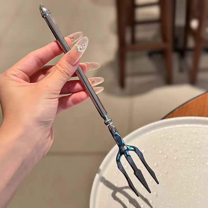 Premium Stainless Steel Greek Style Salad Fork