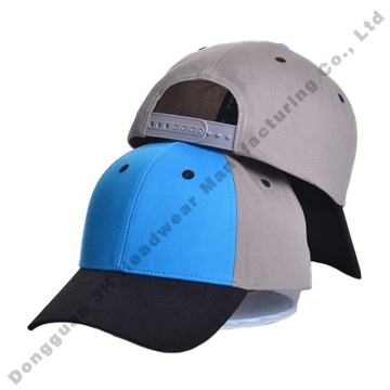Custom Unisex Structured Cotton 6 Panel Dad Cap - Two Tone Baseball Hat