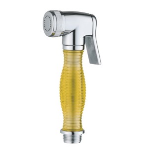 플라스틱 ABS 옐로우 스프레이 어 Shattaf 화장실 비데