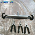 Double Hook Wire Rope Steel Turnbuckle Pengetatan