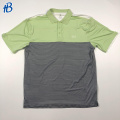 green black white threads printed polo shirt