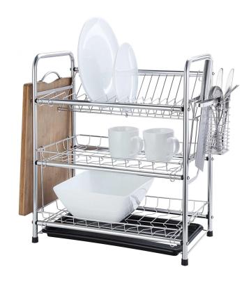 stainless steel dish drainer rack