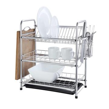 stainless steel dish drainer rack