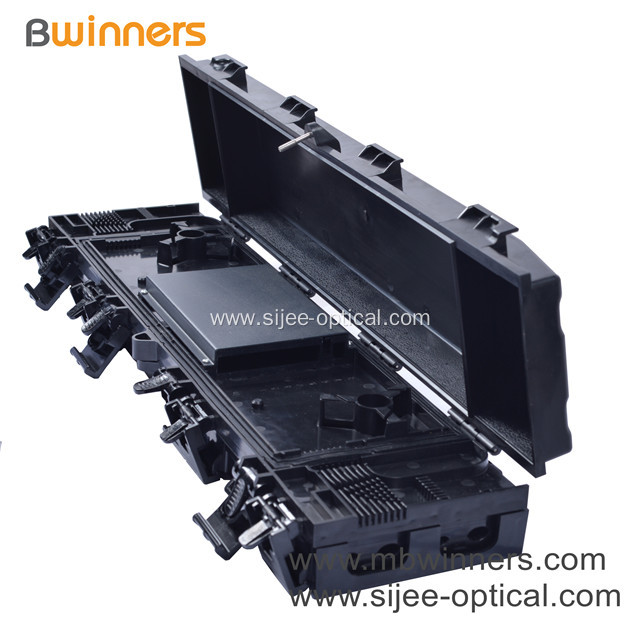 FTTH 24 Core PP/ABS/PC Plastic Horizontal Fiber Optical Splice Closure