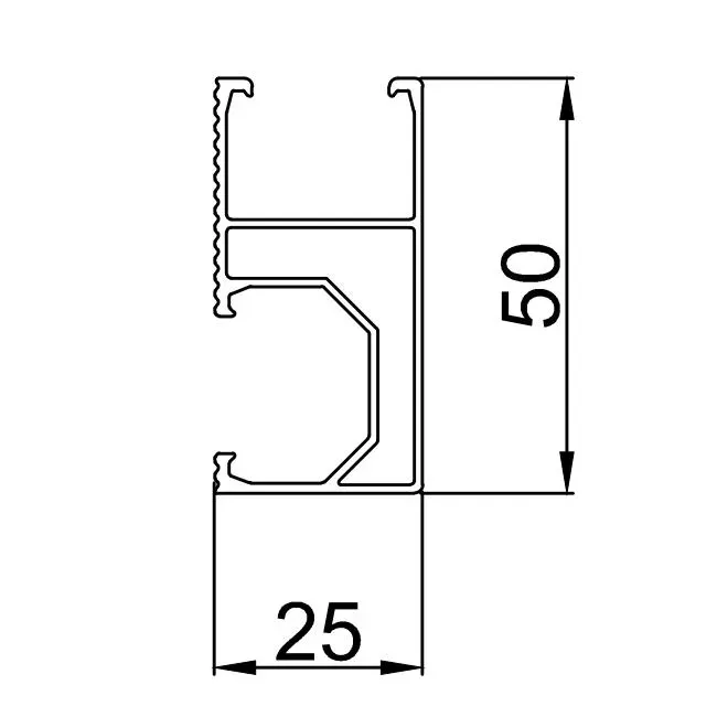 Solar PV Module Mounting Rail for Roof Systems