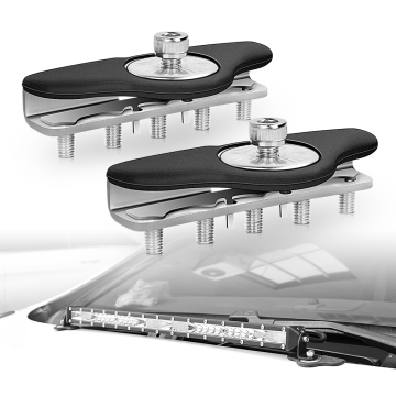 Stainless Steel LED Work Light Kit with Universal Mounting Bracket