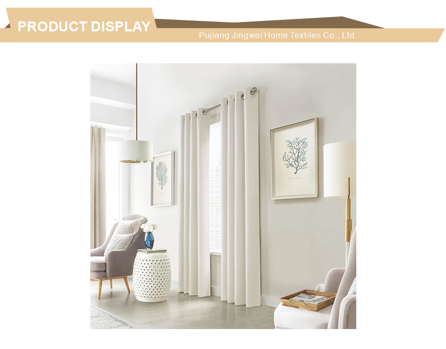 Warm bright decorative window sheer
