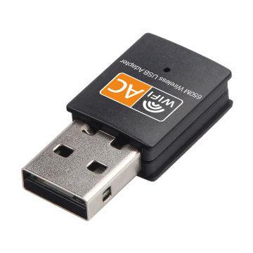 Cheap 2.4/5GHz 600Mbps Dual Band 802.11AC WiFi USB Adapter