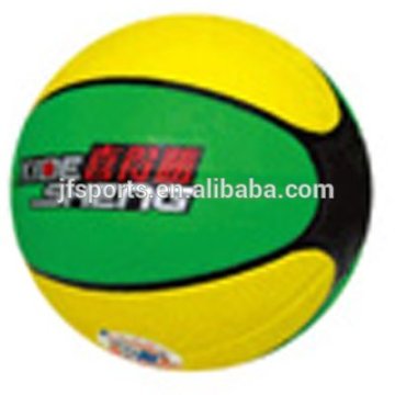 TPU material Rubber and Nylon wound Bladder laminated Screen printing basketball