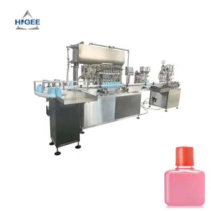 Clear Shampoo Bottle Filling Machine for Factory Production