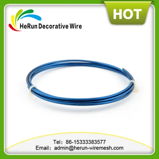 Cheaper HR 2mm 39ft/coil 12m/coil colored aluminum wire for crafts