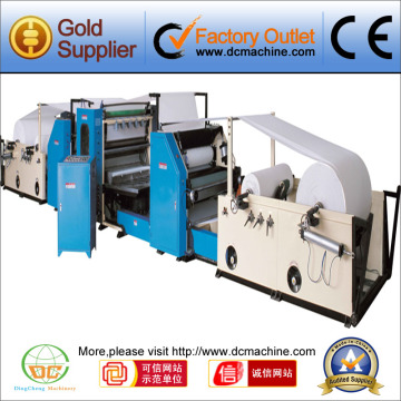 V-Fold Hand Towel Folder Machine(with double glue lamination)