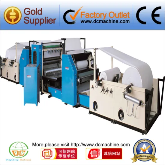 V-Fold Hand Towel Folder Machine(with double glue lamination)