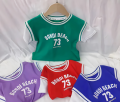 Baby Sports 100% Jersey de algodón de manga corta