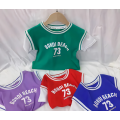 Baby Sports 100% Cotton Jersey à manches courtes