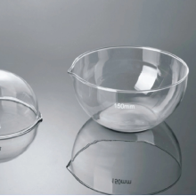 Bottomage rond haut de verre évaporant les plats de 100 ml