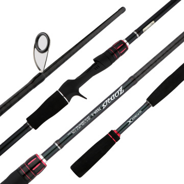 Customized 2.1m 2 Section Hard Carbon Fishing Rods for Spinning and Casting