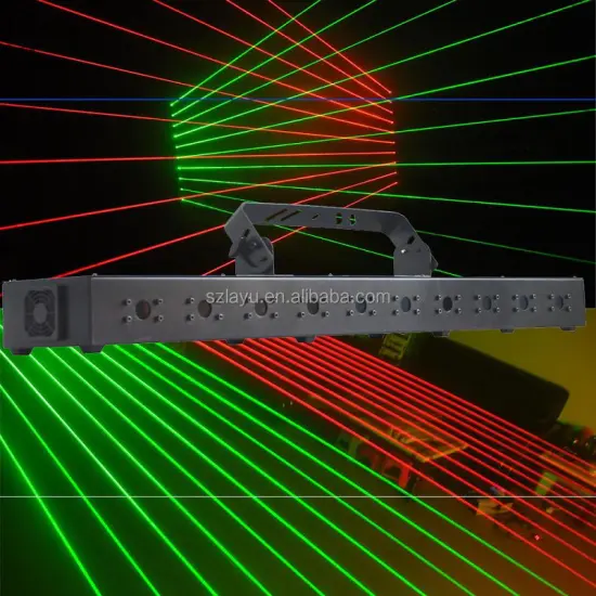 10-Channel DMX512 Red Laser Light System for Clubs, Stage Shows, and Live Performances