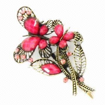 2012 φανταχτερό πεταλούδα Rhinestone μαλλιά Barrette