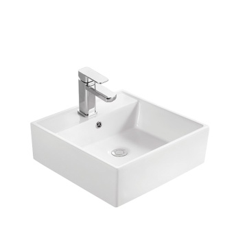Modern Square Bathroom Sink - Hot Sale Small Ceramic Hand Wash Basin for Dining Room or Bathroom