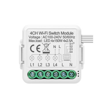 Koala Dual Way Contrôle Tuya Zigbee 3.0 Module de commutateur de relais intelligent sans fil