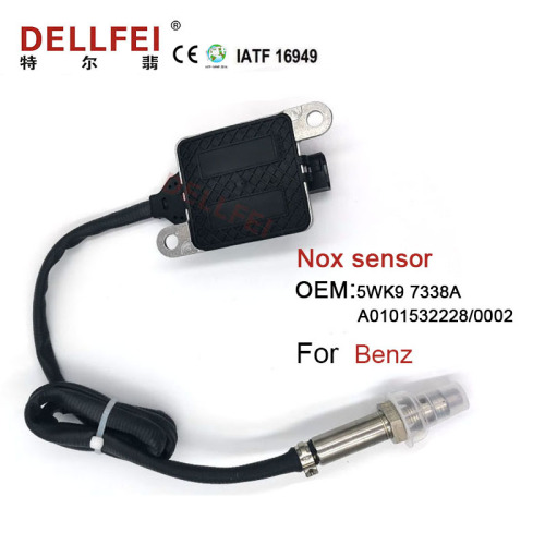 Benz 12V Sensor de oxigênio de nitrogênio 5wk9 7338a A0101532228/0002