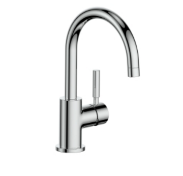 Chrome Basen Faucet tylko bez wyskakujących odpadów