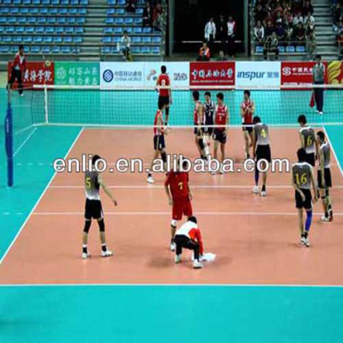 Pavimento deportivo de PVC para cancha de voleibol