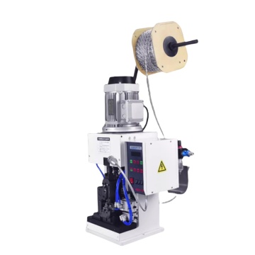 Semi-Automatic Wire Terminal Press Machine with Automatic Stripping, Crimping, and Cutting for Electrical Wires