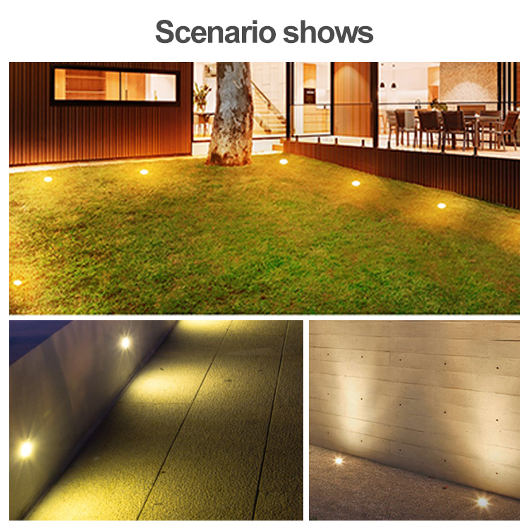 multi hole underground light