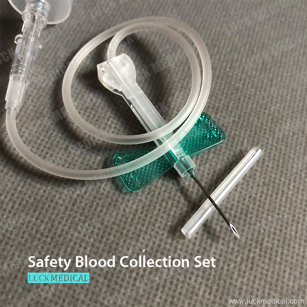 Safety Wing Needle for Blood Collection