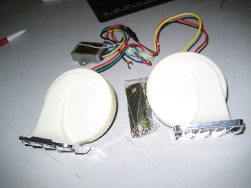 electron echo(snail)horn,Color: White